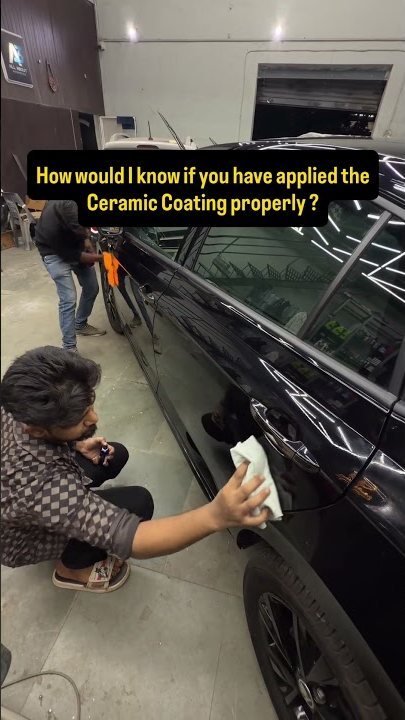 Ceramic coating applied to car paintwork at the A3 Panvel studio